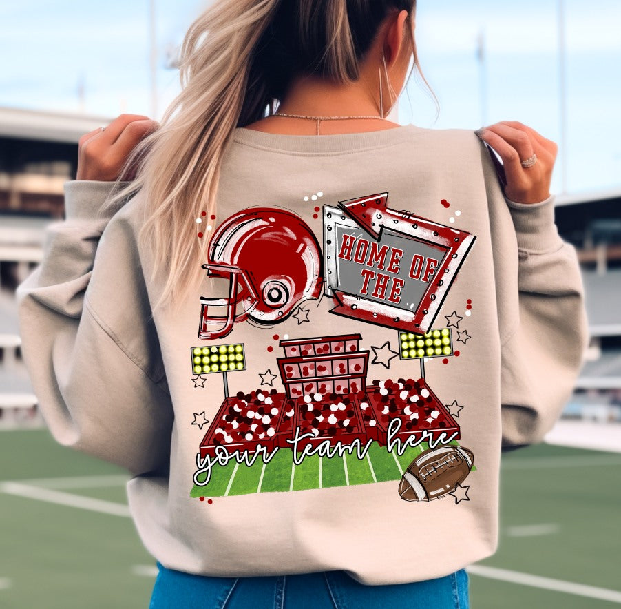 HOME OF THE   FIELD VERSION   BACK ONLY