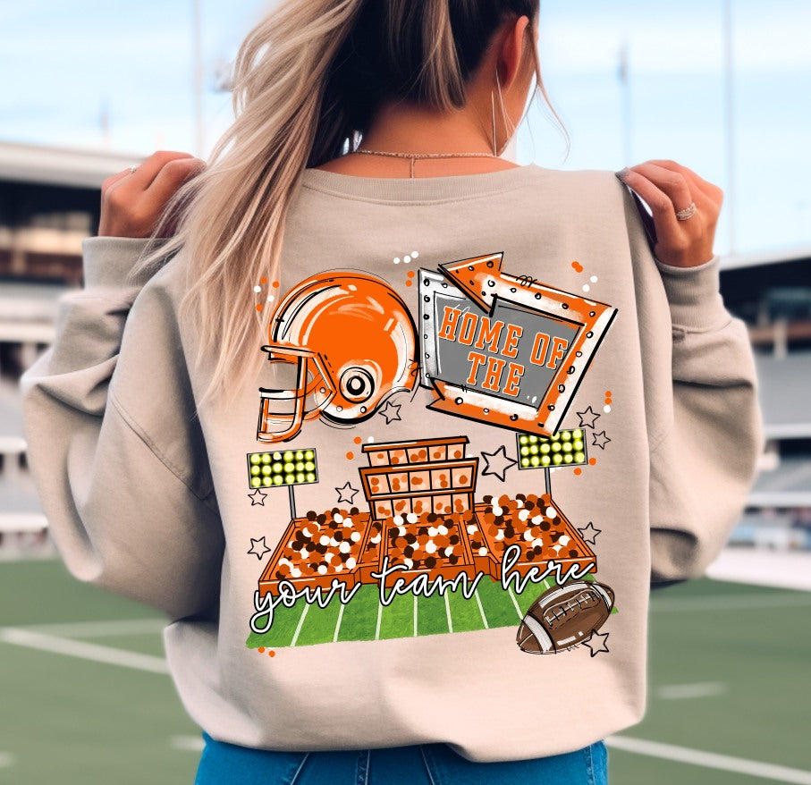 HOME OF THE   FIELD VERSION   BACK ONLY