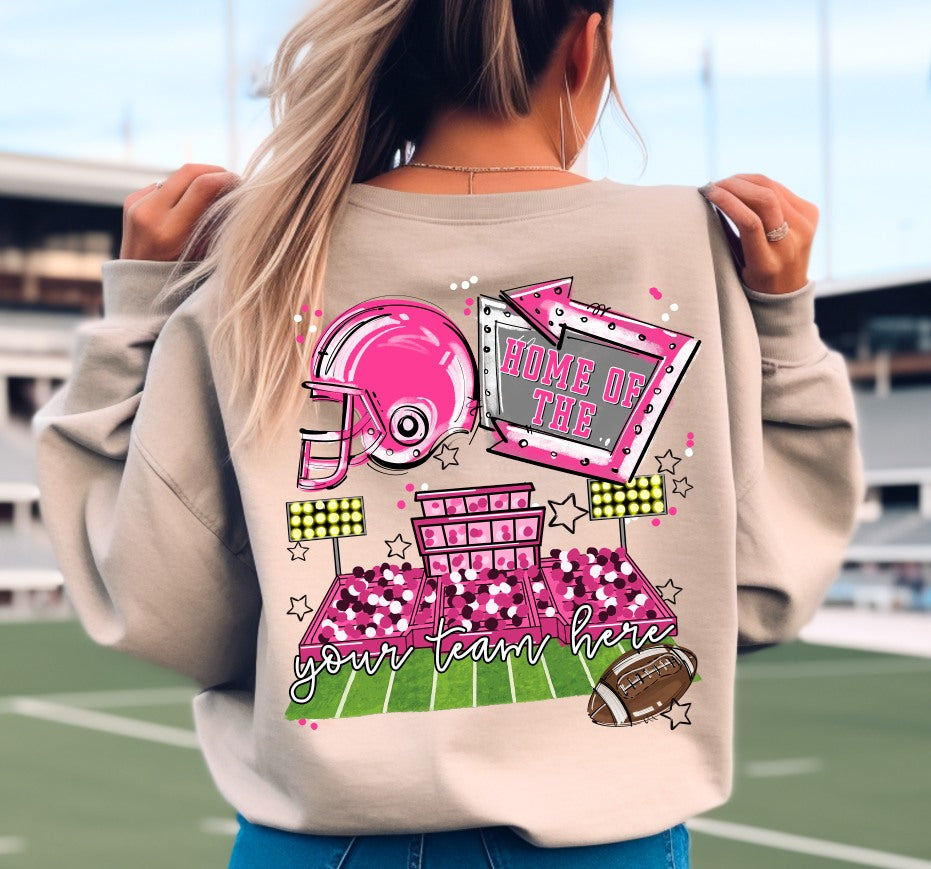 HOME OF THE   FIELD VERSION   BACK ONLY