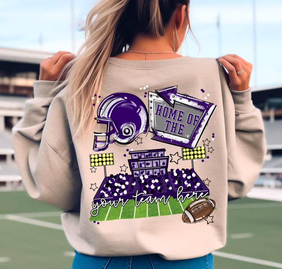 HOME OF THE   FIELD VERSION   BACK ONLY