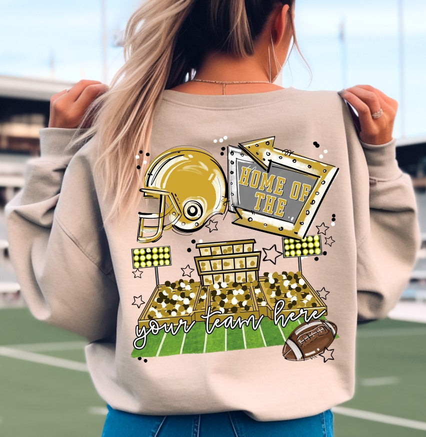 HOME OF THE   FIELD VERSION   BACK ONLY