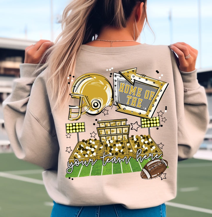 HOME OF THE   FIELD VERSION   BACK ONLY