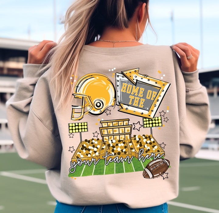 HOME OF THE   FIELD VERSION   BACK ONLY