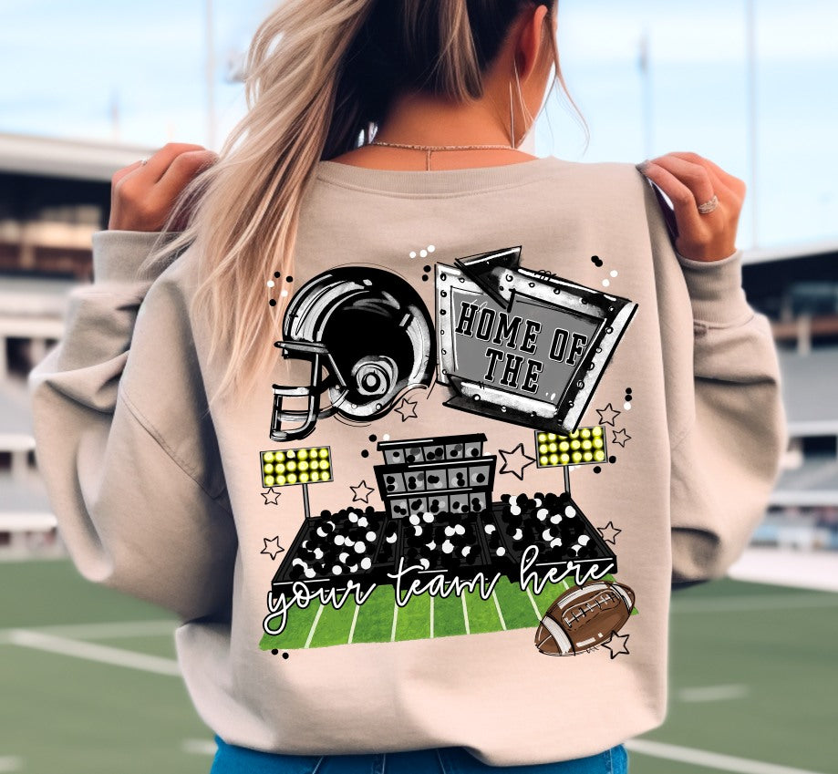 HOME OF THE   FIELD VERSION   BACK ONLY