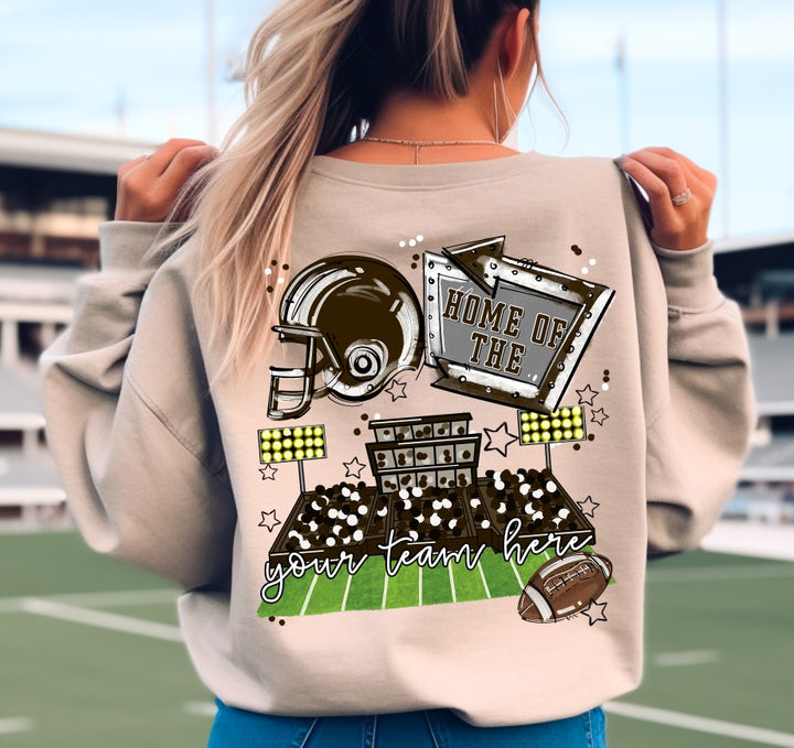 HOME OF THE   FIELD VERSION   BACK ONLY