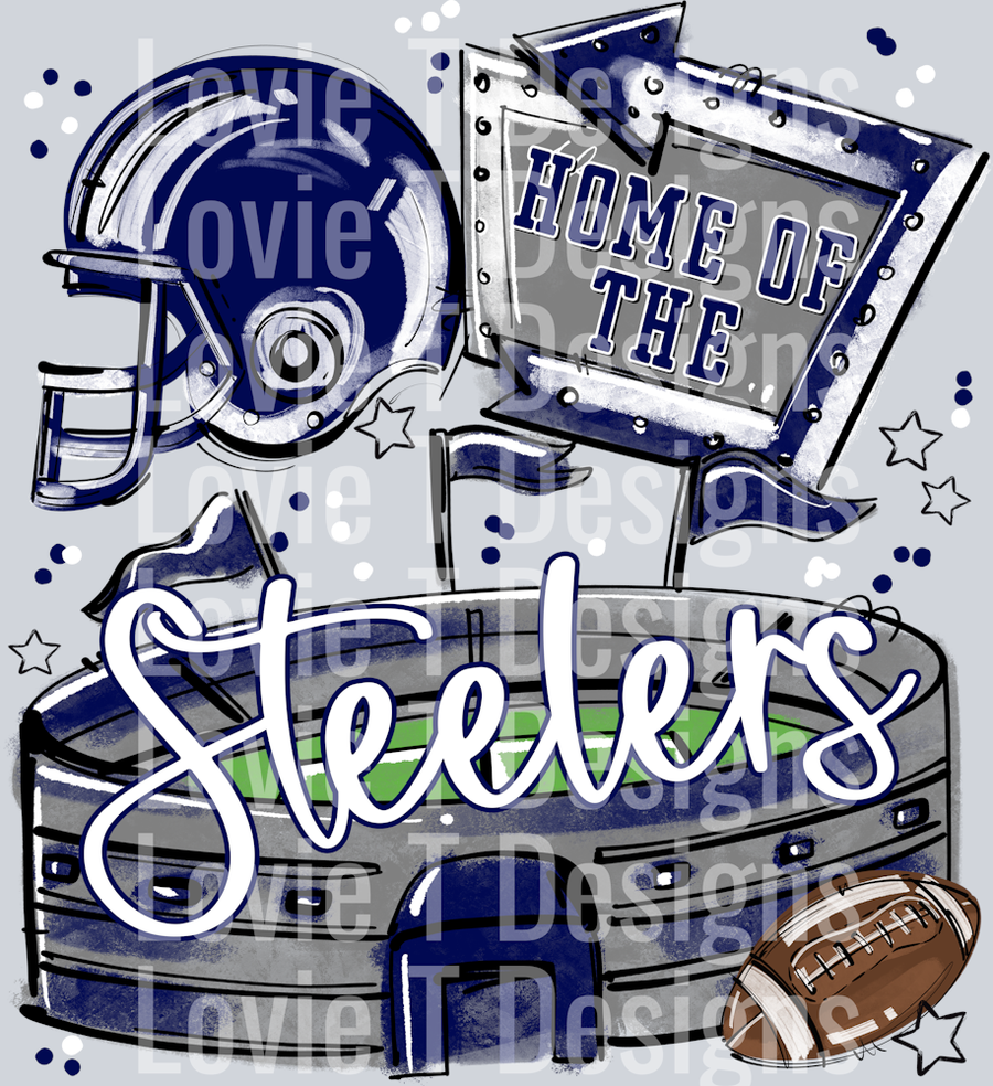 HOME OF THE STADIUMS NAVY STEELERS