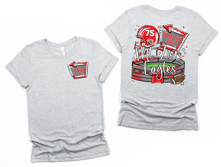 HOME OF THE STADIUMS RED MT ZION EAGLES 75