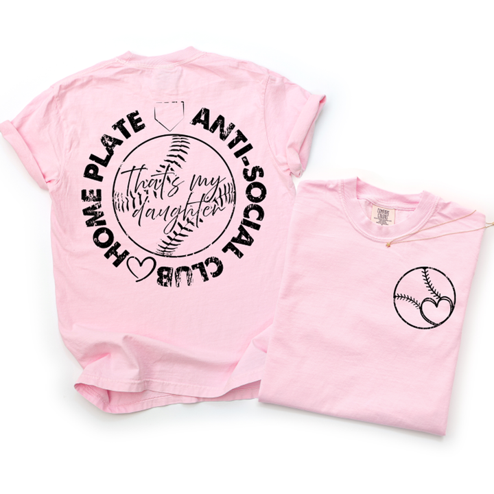 Home Plate Anti-Social Club Front – DTF Transfer – product image