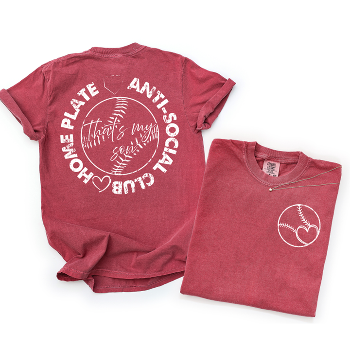 Home Plate Anti-Social Club That's My Son White – DTF Transfer – product image
