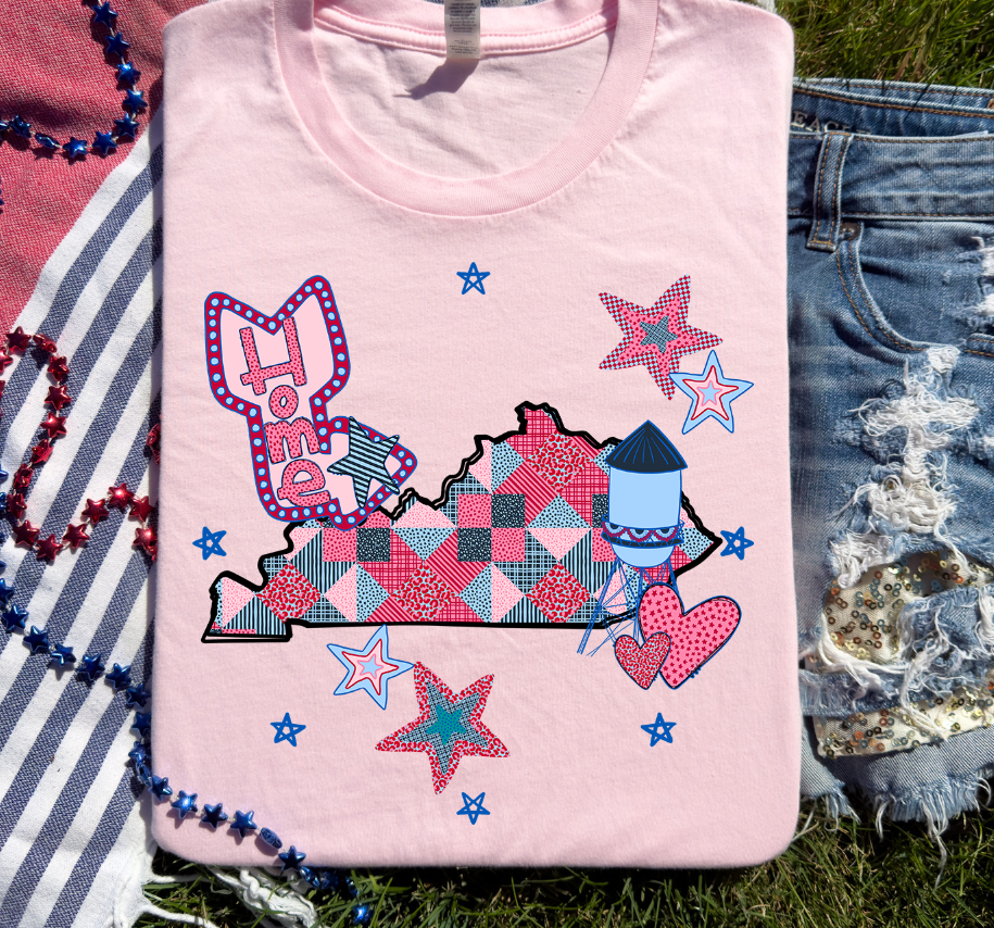 Home States Kentucky DTF transfer design