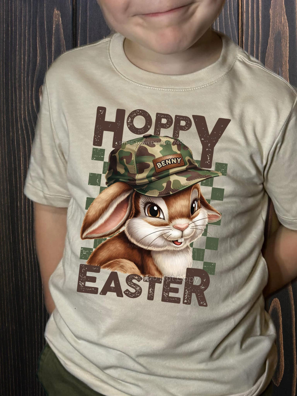 Hoppy Easter Boy Bunny DTF transfer design