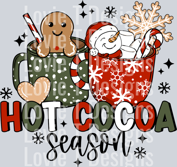 hot cocoa season mugs