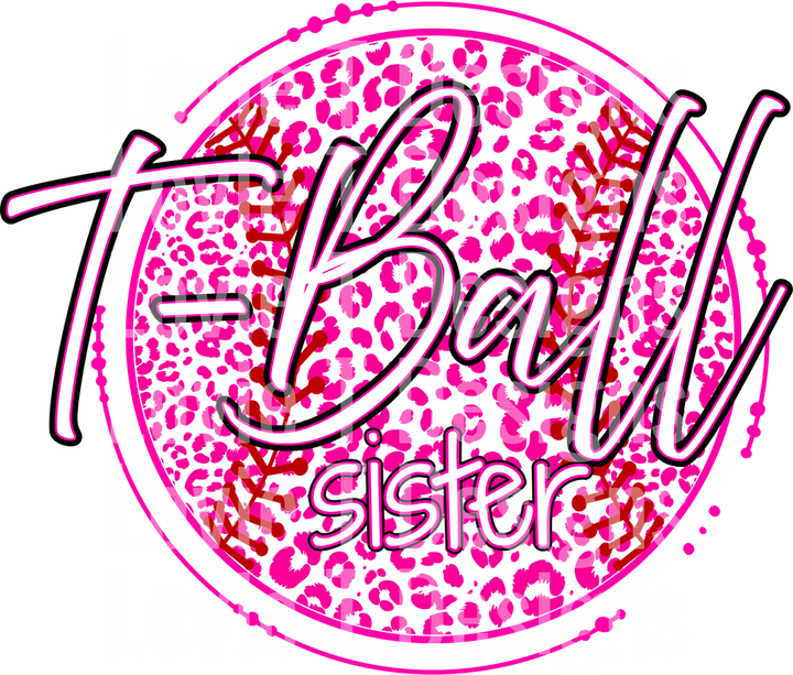 HOT PINK CHEETAH TbALL SISTER