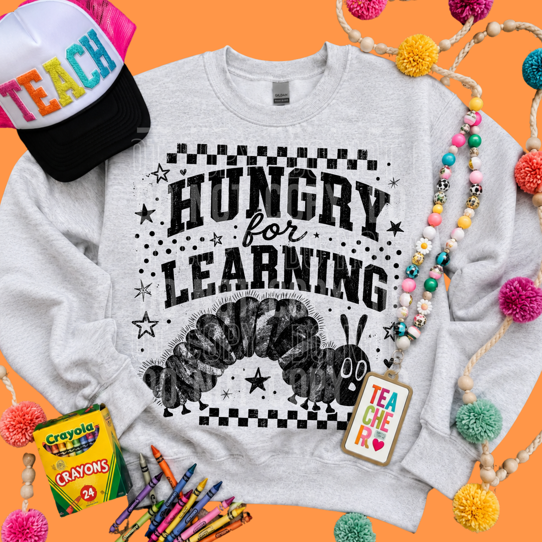 HUNGRY FOR LEARNING mockup