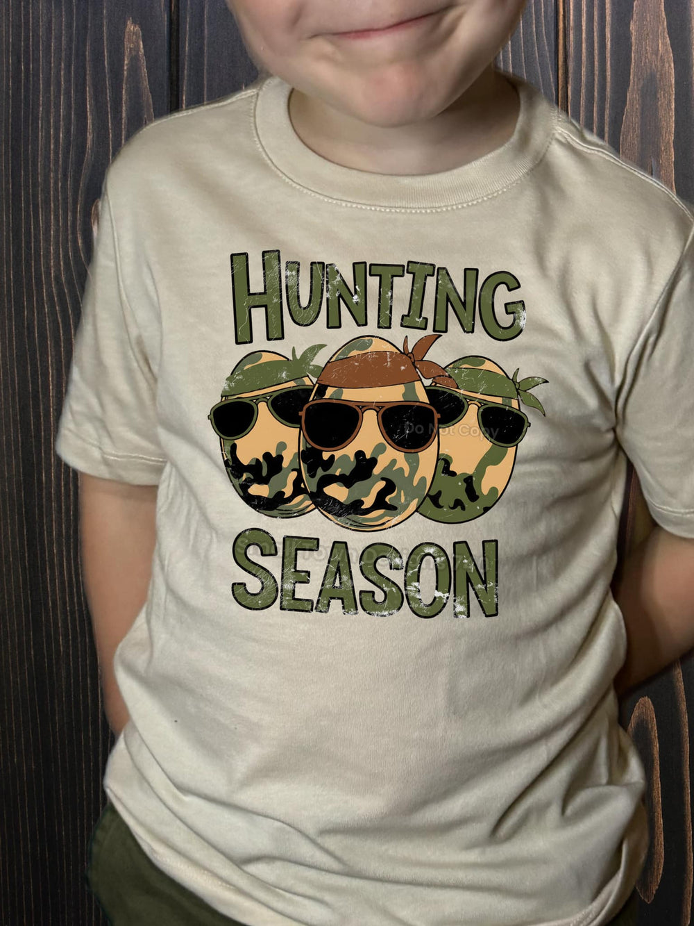 Hunting Season Easter DTF transfer design