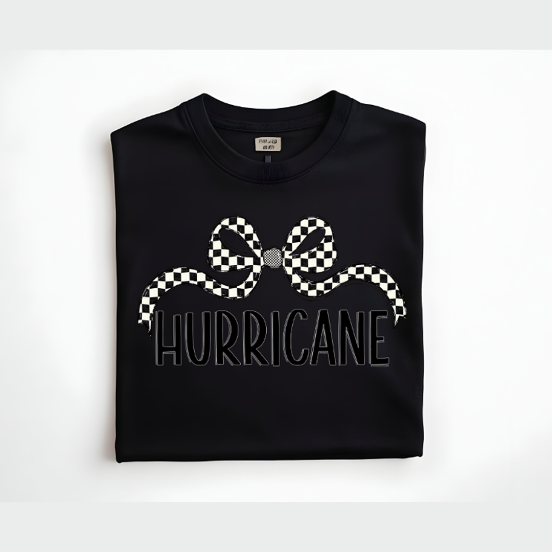Hurricane Checker Wide Bow – DTF Transfer – product image