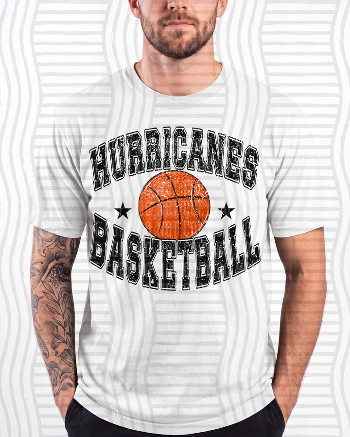 Hurricanes Basketball Varsity Mascots DTF transfer