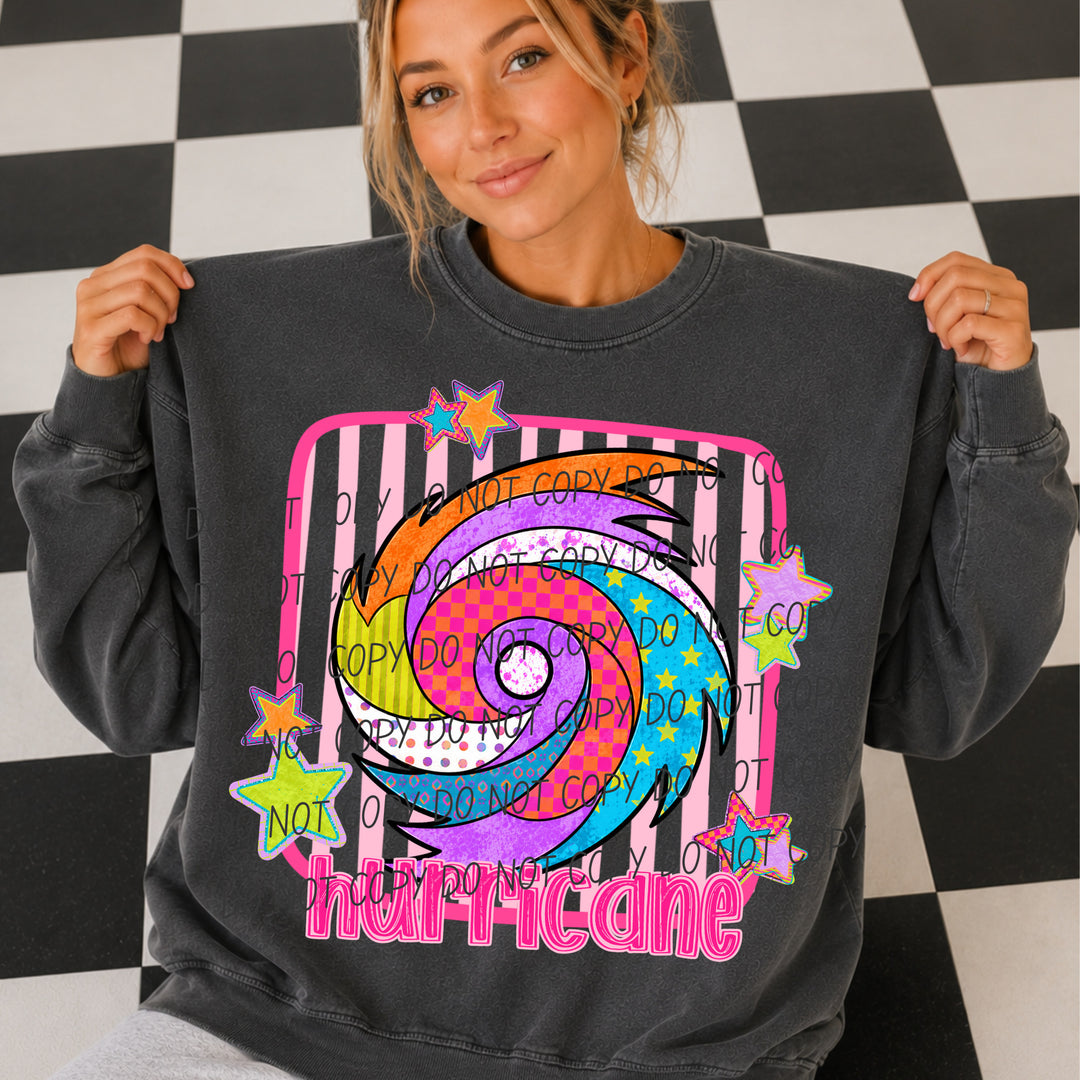 Hurricanes Funky Fresh mascot DTF transfer