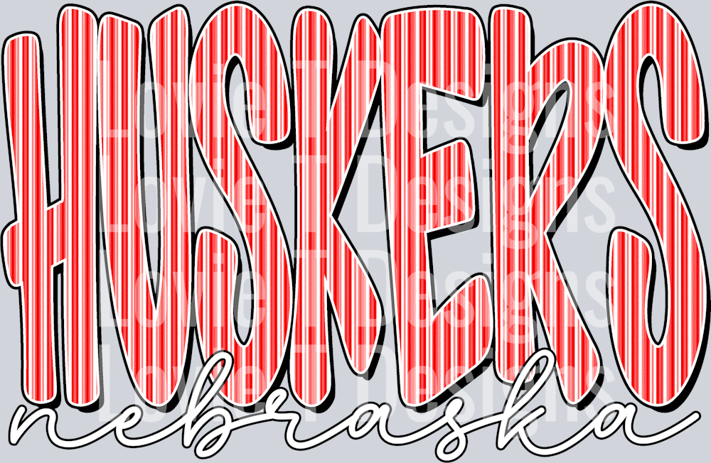 HUSKERS RED SEERSUCKER