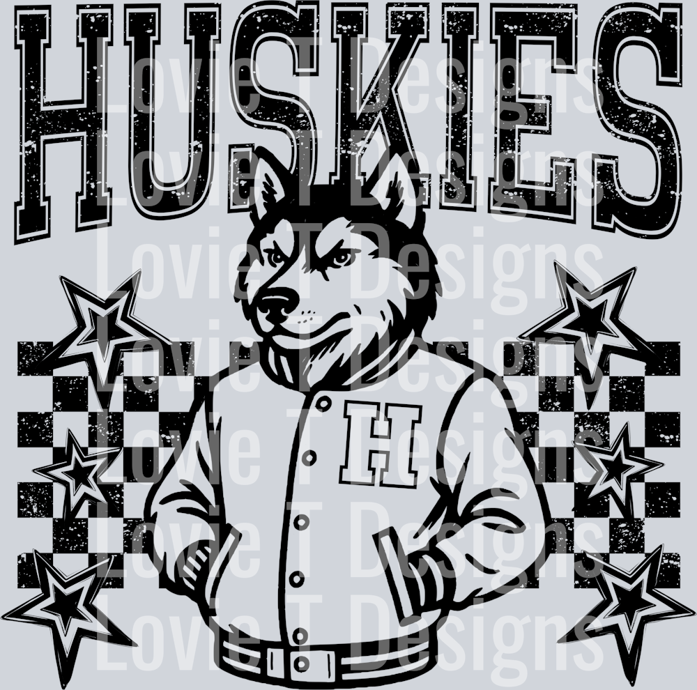 Huskies_Checkered_And_Stars
