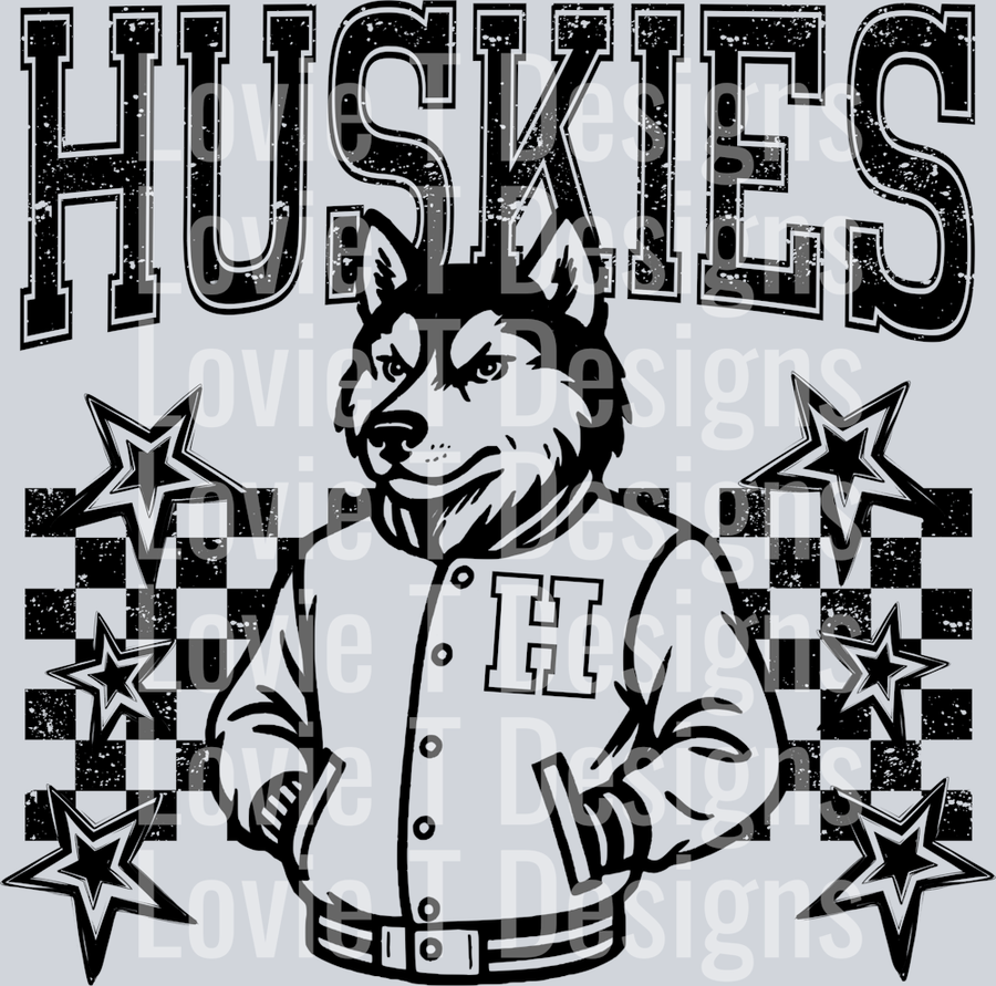 Huskies_Checkered_And_Stars