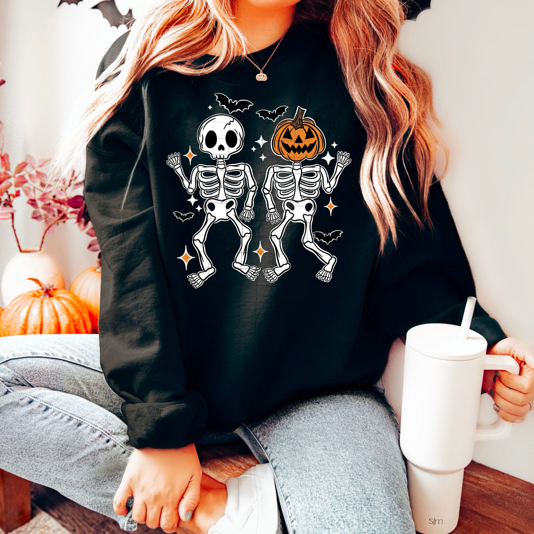 HALLOWEEN SKELLIES FOR DARKER SHIRTS