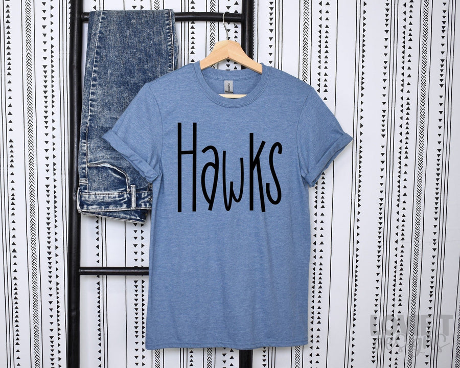 Handwritten Narrow Hawks-Lovie T Designs
