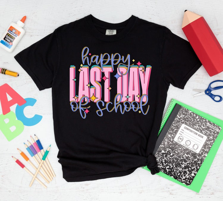 Happy Last Day of School DTF transfer design – image 1