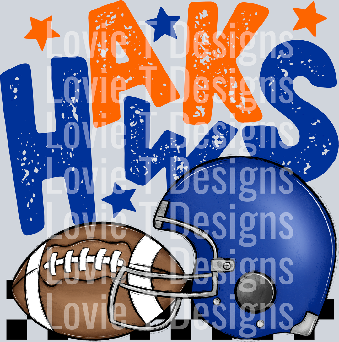 Hawks Royal Orange FB