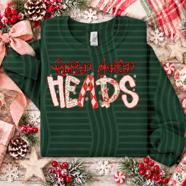 Holly Jolly Confetti Mascots Heads design