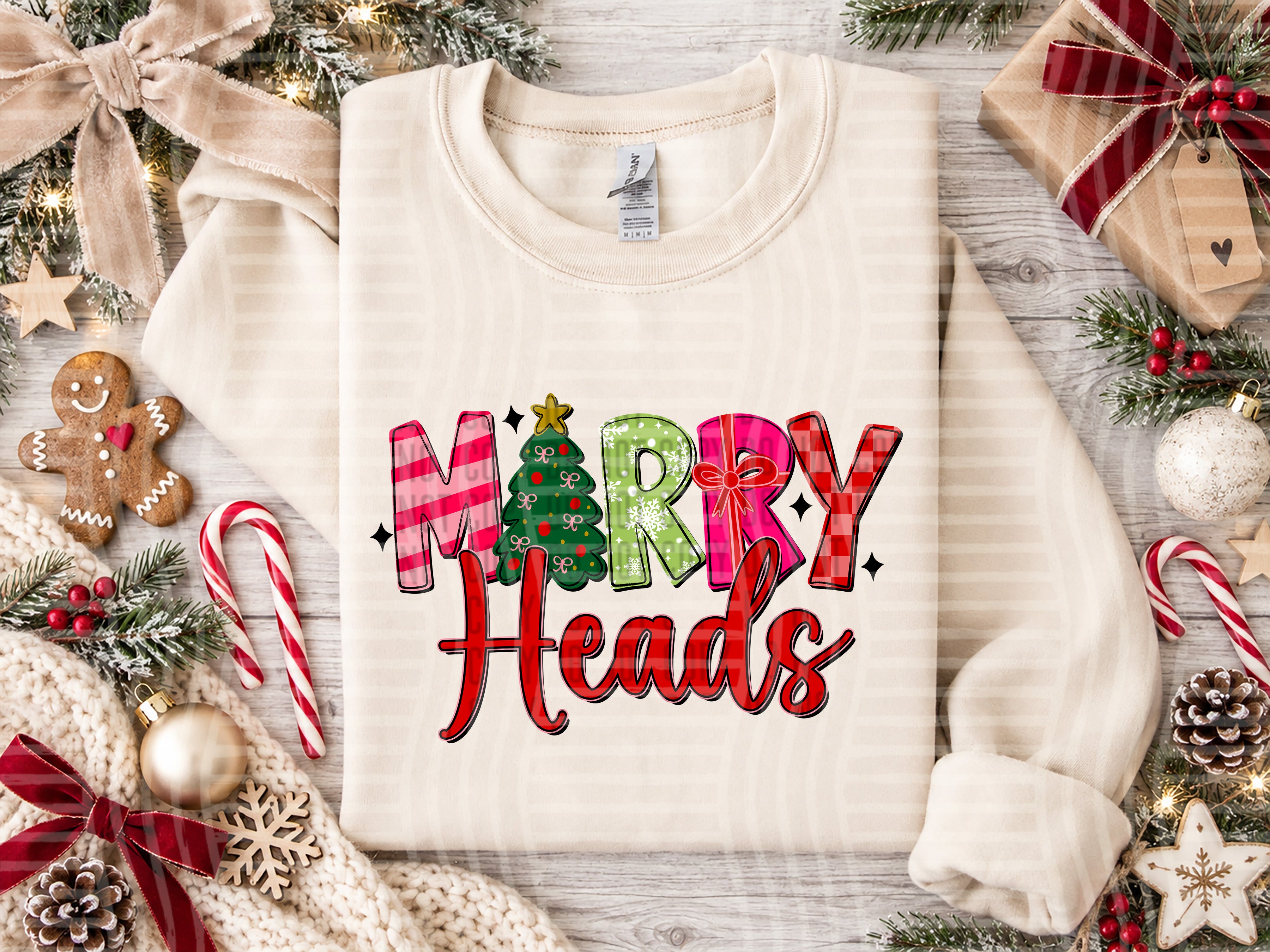 Merry Mascots Heads design
