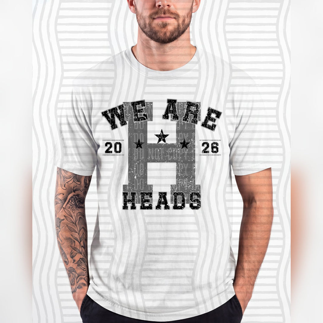 Heads Varsity Initials Mascots DTF transfer