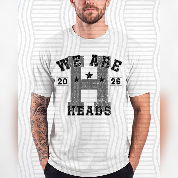 Heads Varsity Initials Mascots DTF transfer