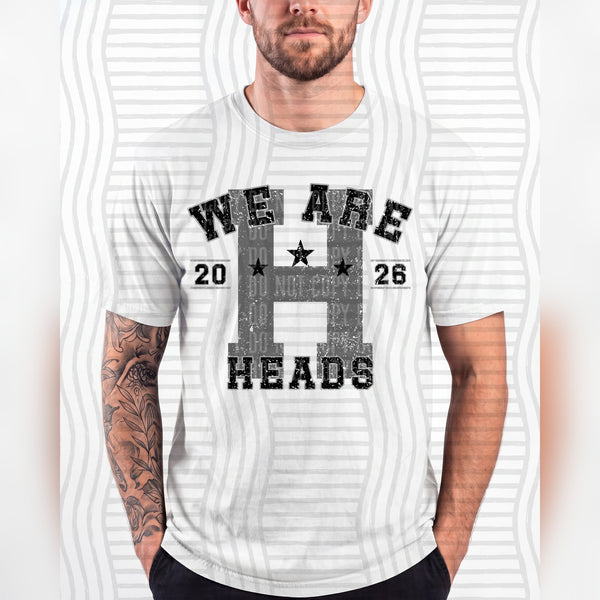 Varsity Initials Mascots Heads design