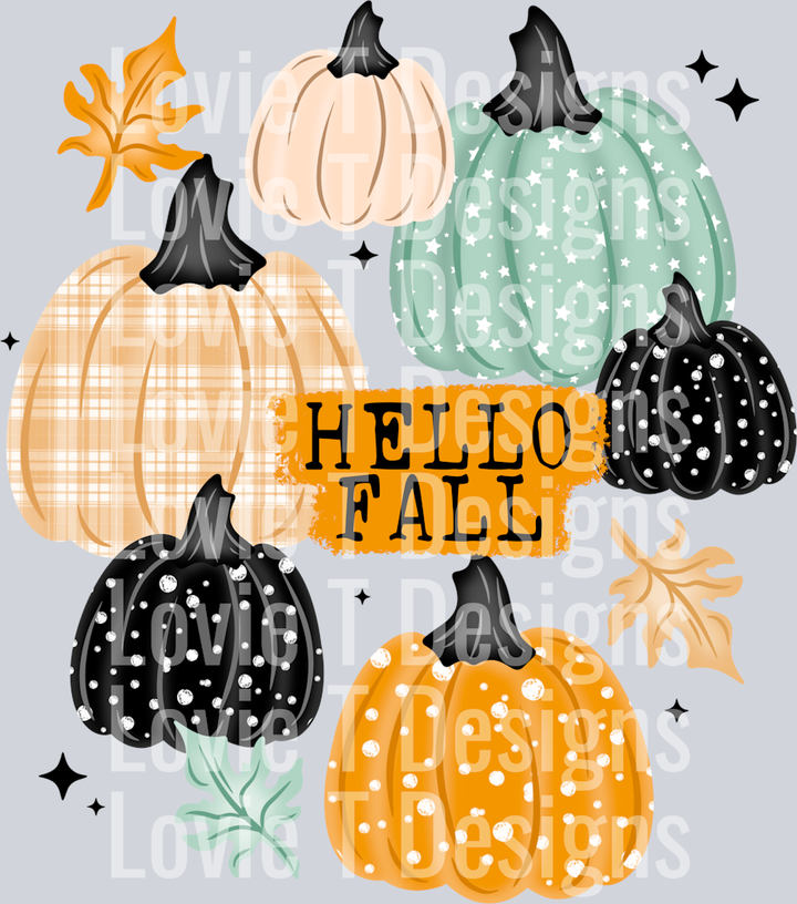 Hello Fall Pumpkins