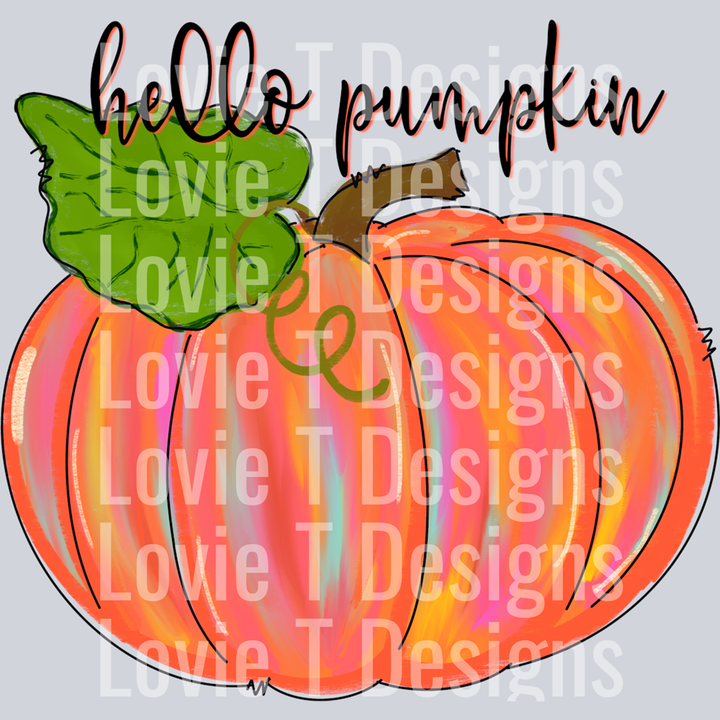 Hello Pumpkin – DTF Transfer – product image