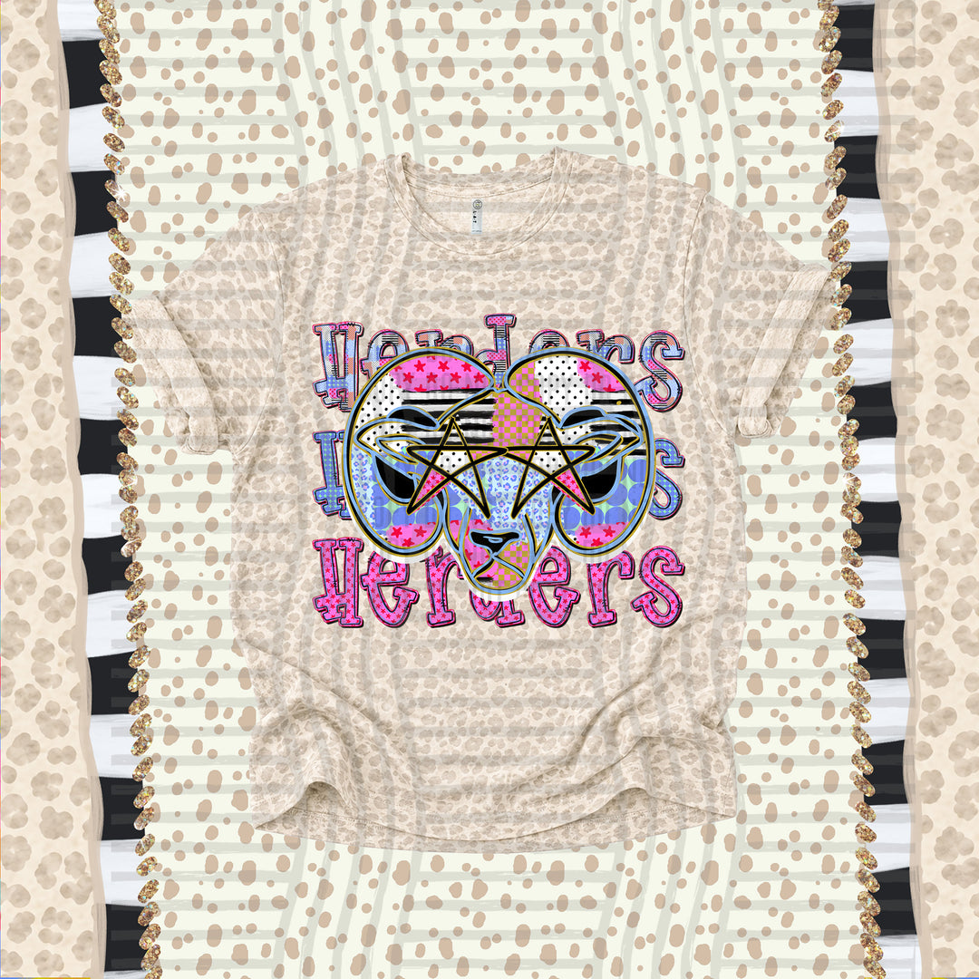 Herders Dolly Doodle mascot DTF transfer