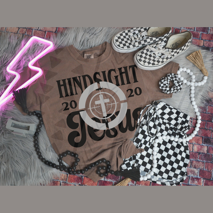 Hindsight Jesus – DTF Transfer – product image