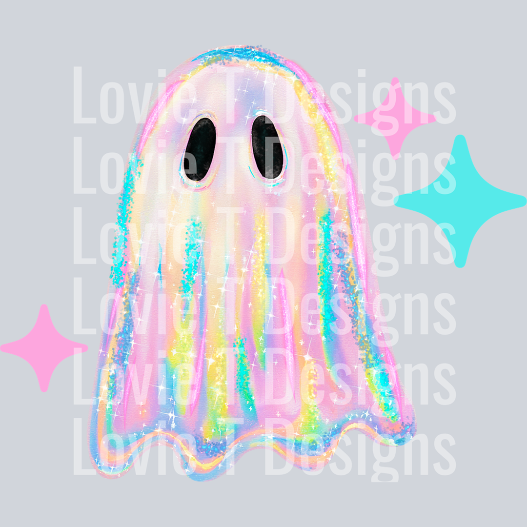 Holographic Ghost – DTF Transfer – product image