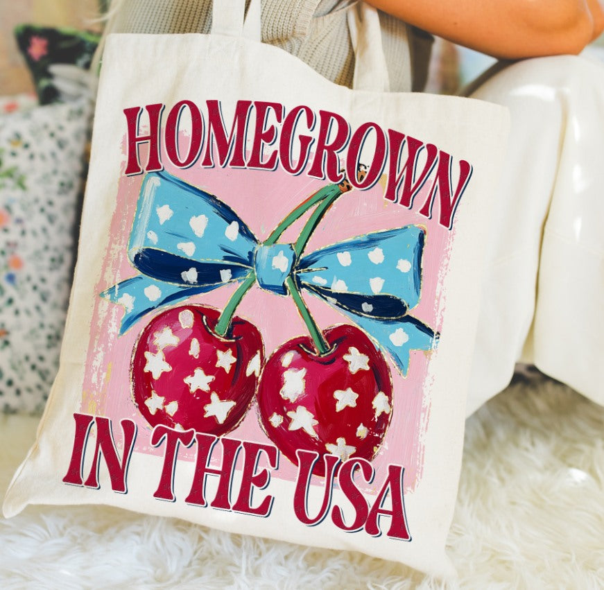 Homegrown in the USA DTF transfer design – image 1
