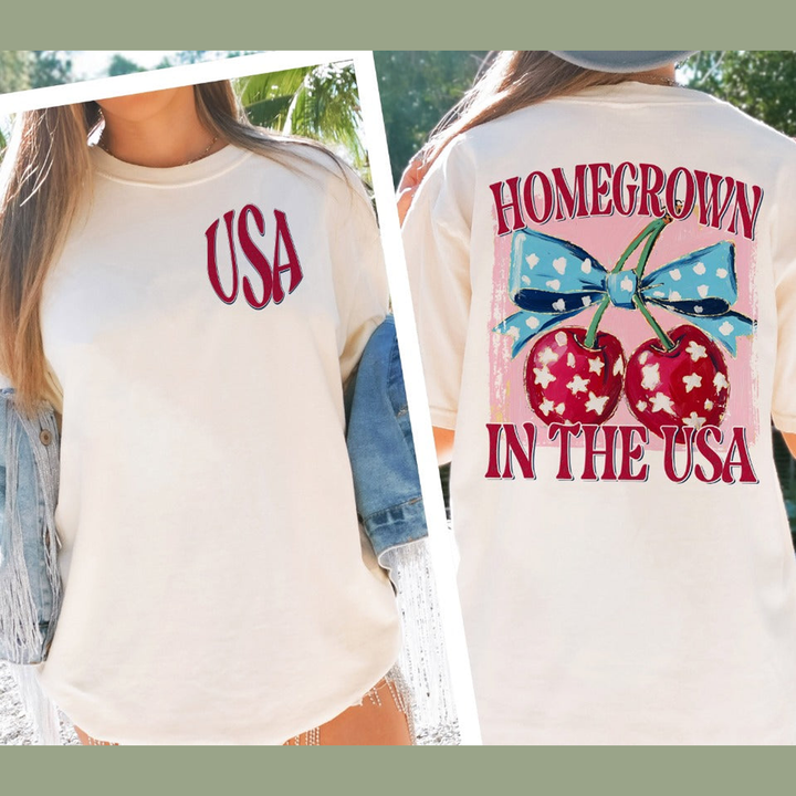 Homegrown USA Pocket – DTF Transfer – product image