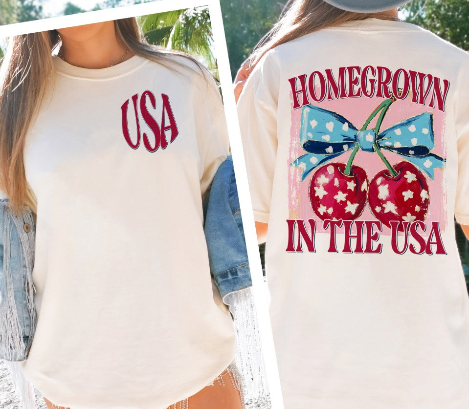 Homegrown USA Pocket DTF transfer design – image 1
