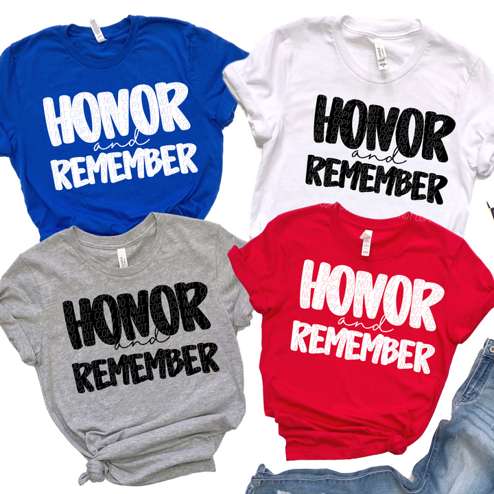HONOR AND REMEMBER BLACK