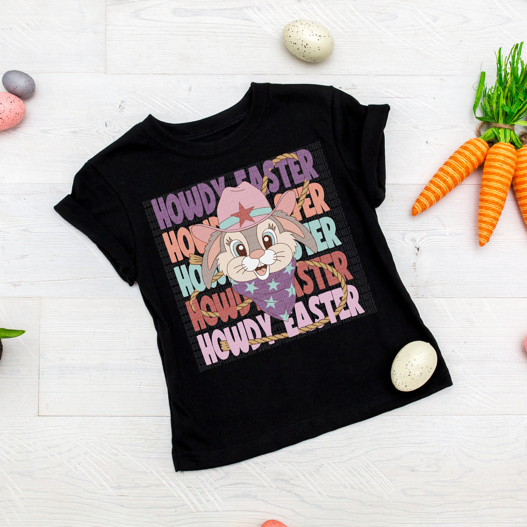HOWDY EASTER BUNNY GIRL