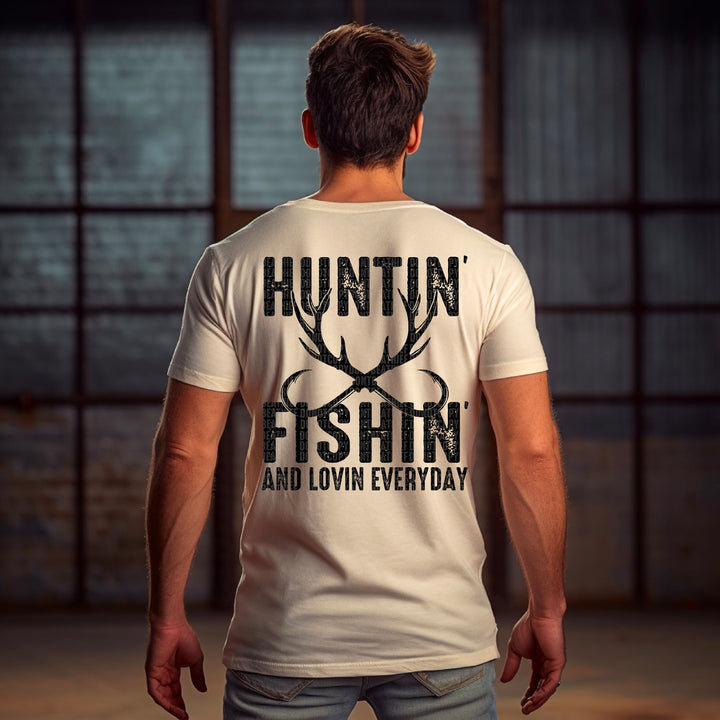 HUNTIN FISHIN LOVIN EVERYDAY BLACK