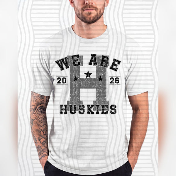 Varsity Initials Mascots Huskies design