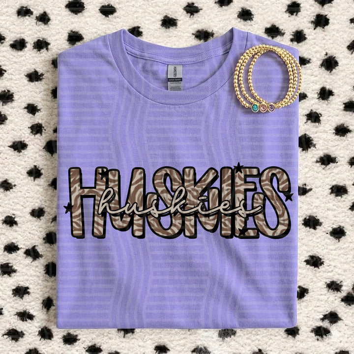 Huskies Zebra Mascots DTF transfer