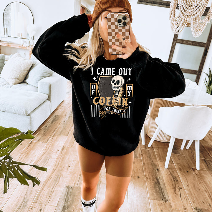 I Came Out of My Coffin for This DTF transfer design – image 1