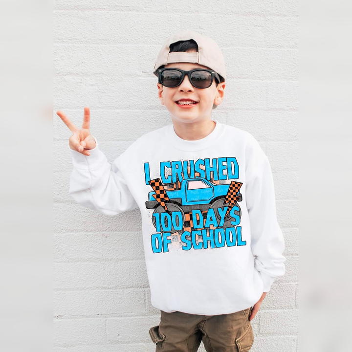 I Crushed 100 Days of School – DTF Transfer – product image