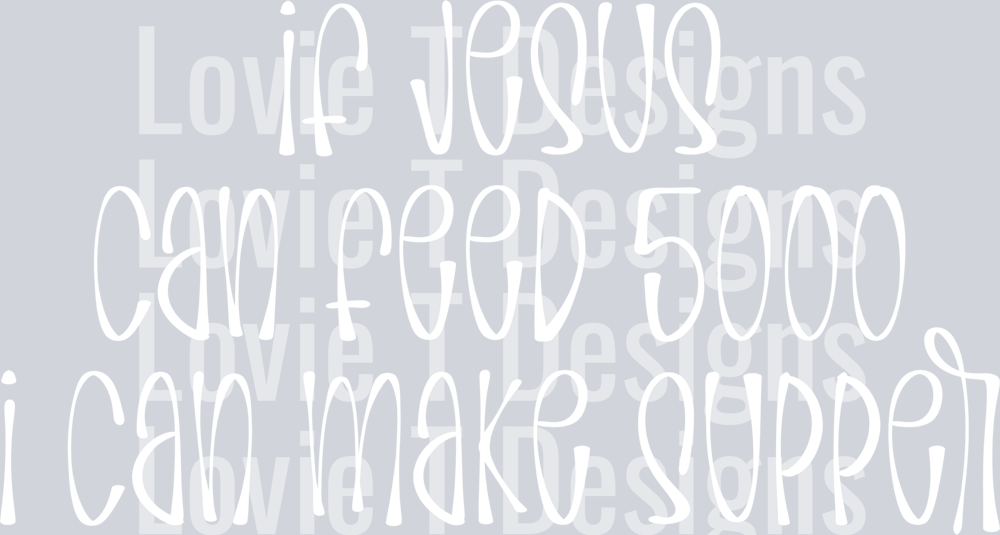 I Can Make Supper White